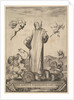 Saint Jean Gualbert trampling a monster with two human heads and a serpentine body, a flyi…, 1640 by Stefano della Bella