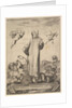 Saint Jean Gualbert trampling a monster with two human heads and a serpentine body, a flyi…, 1640 by Stefano della Bella