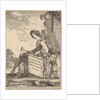 Frontispiece for 'Poems by Desmarets': a winged woman rep…, 1641 by Stefano della Bella