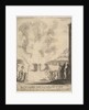 The test of fire, the monk Peter, the disciple Saint John Gualbert, passing through the fl…, 1640 by Stefano della Bella