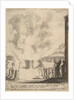 The test of fire, the monk Peter, the disciple Saint John Gualbert, passing through the fl…, 1640 by Stefano della Bella