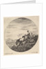 A shepherd at right, facing left, driving a group of animals downhill, a round comp…, ca. 1643-48 by Stefano della Bella
