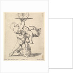 Three children carrying a tray, ca. 1638 by Stefano della Bella