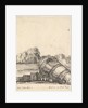 A mortar without a carriage lying on the ground to the right, soldiers firing canno…, ca. 1638-43 by Stefano della Bella