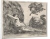 Perseus and Andromeda, from 'Game of Mythology', 1644 by Stefano della Bella