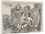Salmacis and Hermaphrodite, from 'Game of Mythology', 1644 by Stefano della Bella