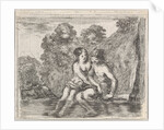 Salmacis and Hermaphrodite, from 'Game of Mythology', 1644 by Stefano della Bella