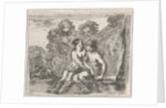 Salmacis and Hermaphrodite, from 'Game of Mythology', 1644 by Stefano della Bella