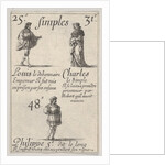 Louis le debonnaire… Charles le Simple, from 'Game of the Kings of France by Stefano della Bella