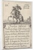Charles Martel / Vaillant et sage…, from 'Game of the Kings of France by Stefano della Bella