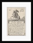 Charles Martel / Vaillant et sage…, from 'Game of the Kings of France by Stefano della Bella