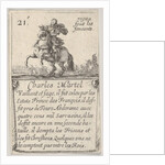 Charles Martel / Vaillant et sage…, from 'Game of the Kings of France by Stefano della Bella