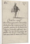 Charles neuf.-e / Bon Prince…, from 'Game of the Kings of France', 1644 by Stefano della Bella