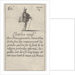 Charles neuf.-e / Bon Prince…, from 'Game of the Kings of France', 1644 by Stefano della Bella