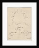 Plate 4: two profiles and three mouths, from 'The Book for Learning to Draw by Stefano della Bella