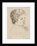 Plate 12: head of a child, from 'The Book for Learning to Draw by Stefano della Bella