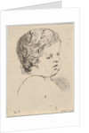 Plate 12: head of a child, from 'The Book for Learning to Draw by Stefano della Bella
