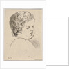 Plate 12: head of a child, from 'The Book for Learning to Draw by Stefano della Bella