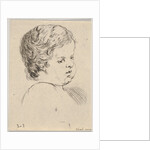 Plate 12: head of a child, from 'The Book for Learning to Draw by Stefano della Bella