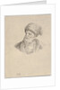 Plate 12: bust of an old Turkish man in a turban, looking towards the left, from 'Various …, 1650 by Stefano della Bella