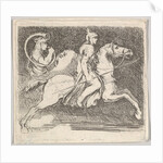 Plate 20: a soldier in profile galloping to the right holding a lance in his right han…, ca. 1646 by Stefano della Bella