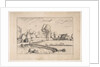 Country Houses, couple and cornfield in the foreground, from the series The Small Lands…, 1559-61 by The Master of the Small Landscapes (after)