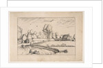 Country Houses, couple and cornfield in the foreground, from the series The Small Lands…, 1559-61 by The Master of the Small Landscapes (after)