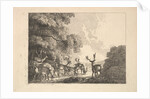A Group of Stags Drinking, 1784-88 by Thomas Rowlandson
