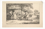 A Travelling Knife-grinder at a Cottage Door, 1787 by Thomas Rowlandson