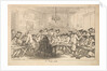 A Print Sale - A Night Auction, 1788 by Thomas Rowlandson