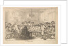 A Print Sale - A Night Auction, 1788 by Thomas Rowlandson