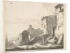Village Scene with Woman Standing Beside a Seated Man, 17th century by Thomas Wijck