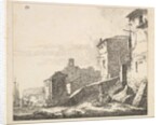Village Scene with Woman Standing Beside a Seated Man, 17th century by Thomas Wijck