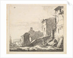 Village Scene with Woman Standing Beside a Seated Man, 17th century by Thomas Wijck