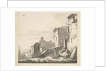 Village Scene with Woman Standing Beside a Seated Man, 17th century by Thomas Wijck