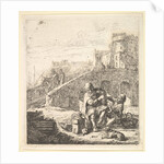 Lazarillo Stealing Grapes from the Poor Blind Beggar, 17th century by Thomas Wijck