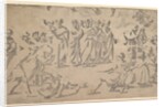 The death of Ananias surrounded by Apostles, 1518 by Ugo da Carpi