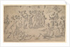 The death of Ananias surrounded by Apostles, 1518 by Ugo da Carpi