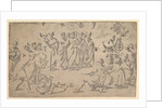 The death of Ananias surrounded by Apostles, 1518 by Ugo da Carpi