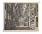 St. George's Chapel Choir, Windsor, 1663 by Wenceslaus Hollar