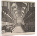 Windsor Castle, St. George's Chapel, Choir, 1663 by Wenceslaus Hollar