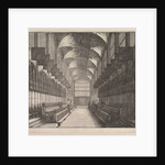 Windsor Castle, St. George's Chapel, Choir, 1663 by Wenceslaus Hollar