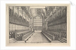 Choir and stalls in St George's Chapel, Windsor, 1660 by Wenceslaus Hollar