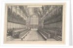 Choir and stalls in St George's Chapel, Windsor, 1660 by Wenceslaus Hollar