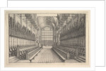 Choir and stalls in St George's Chapel, Windsor, 1660 by Wenceslaus Hollar