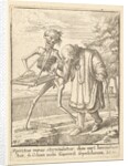 Old man, from the Dance of Death, 1651 by Wenceslaus Hollar