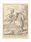 Old man, from the Dance of Death, 1651 by Wenceslaus Hollar