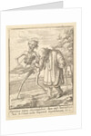 Old man, from the Dance of Death, 1651 by Wenceslaus Hollar
