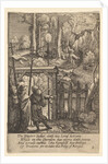 Jesus on the Mount of Olives, 1625-77 by Wenceslaus Hollar