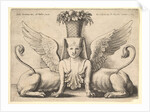 Sphinx with Two Bodies, 1652 by Wenceslaus Hollar